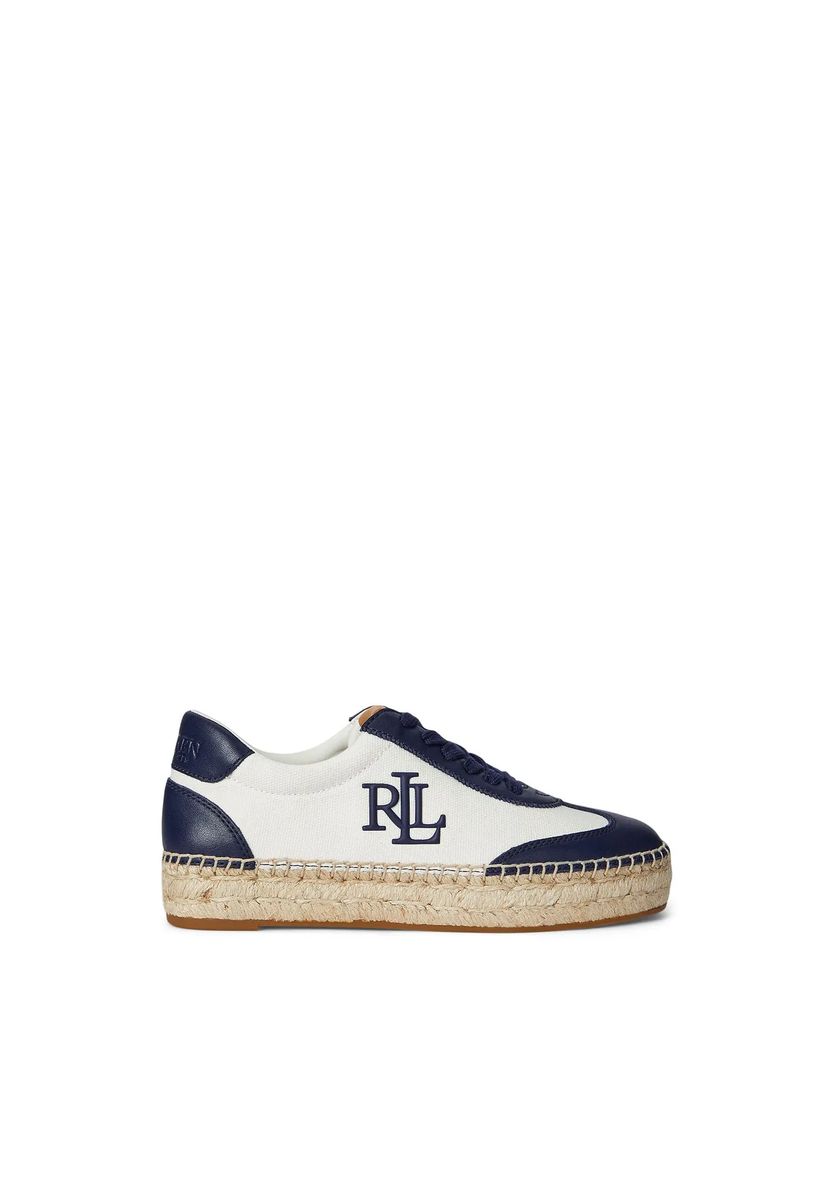 Nautische Espadrille-Plateau-Sneaker