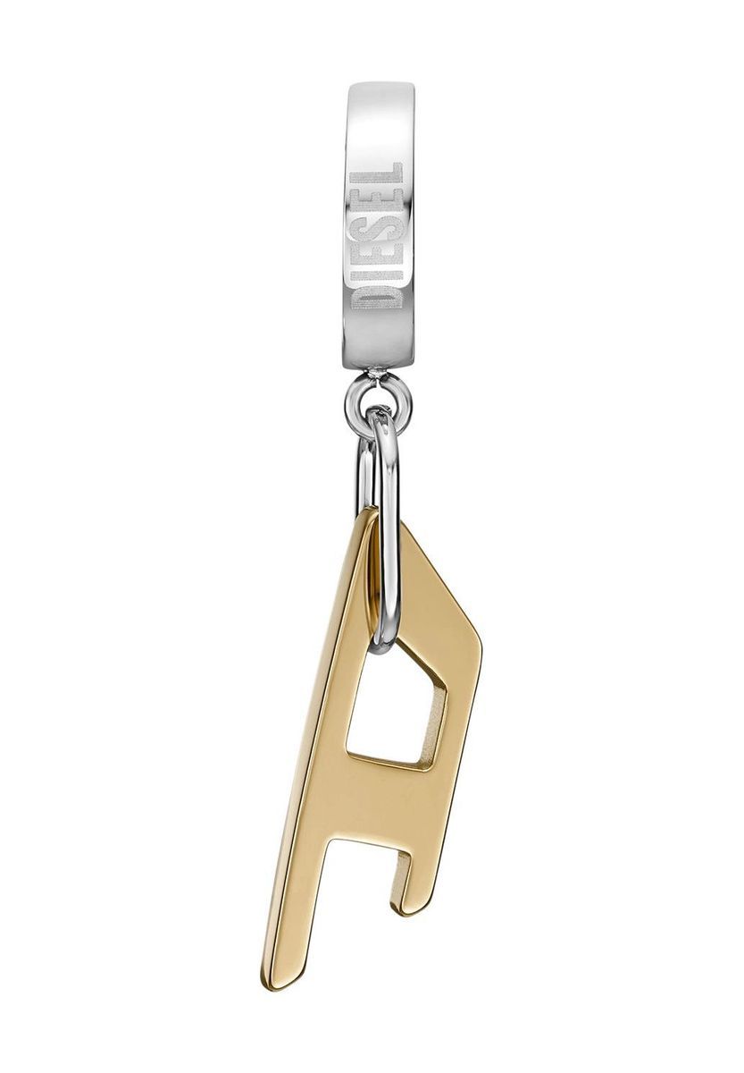 Bicolor Edelstahl Buchstaben-Ohrhänger