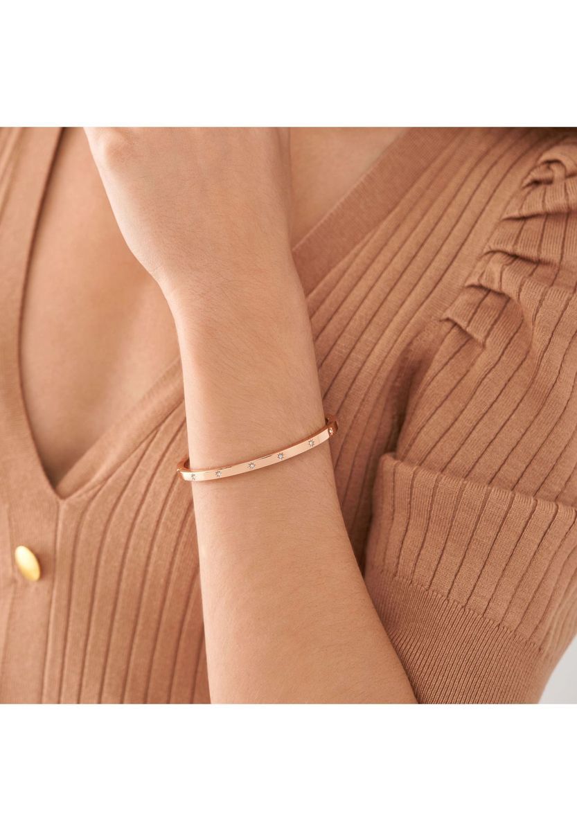 Elegantes Armreif-Armband in Roségold