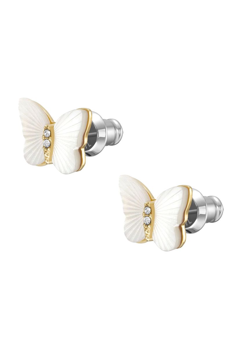 Elegante Schmetterlingsohrstecker aus Perlmutt