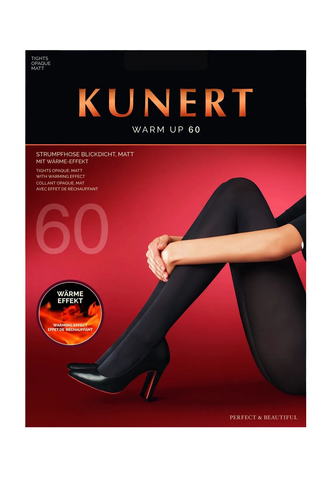 Blickdichte Thermo-Strickstrumpfhose