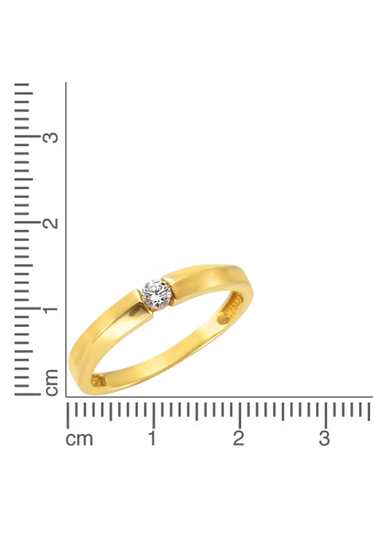 Eleganter Ring in Spannring-Optik