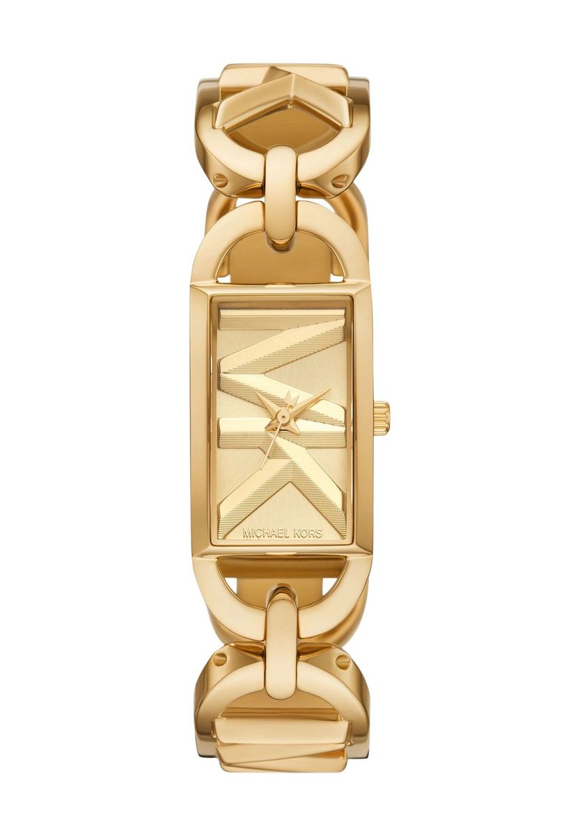 Goldfarbene Armbanduhr