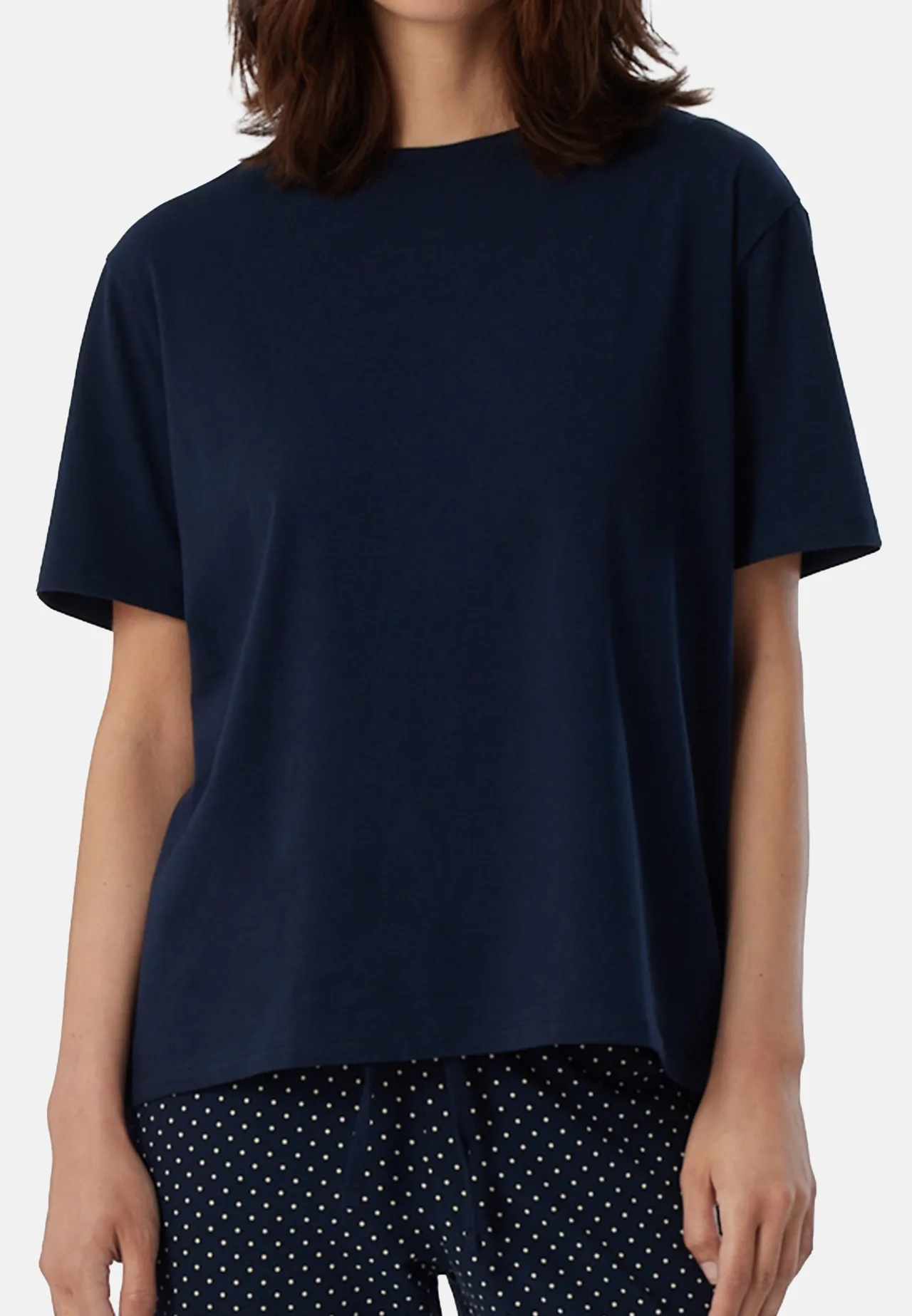 Lockeres Lounge-Shirt aus Bio-Baumwolle