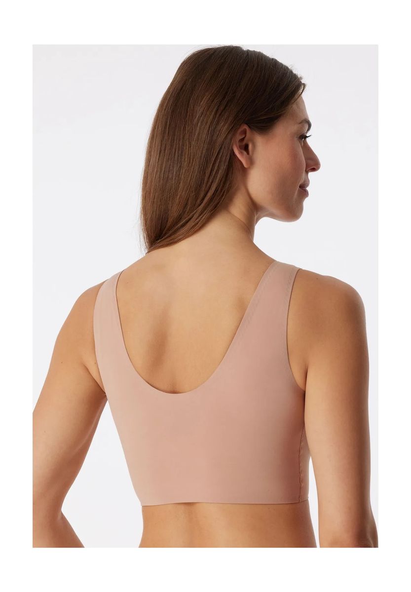 Nahtloses Komfort-Bralette mit V-Ausschnitt