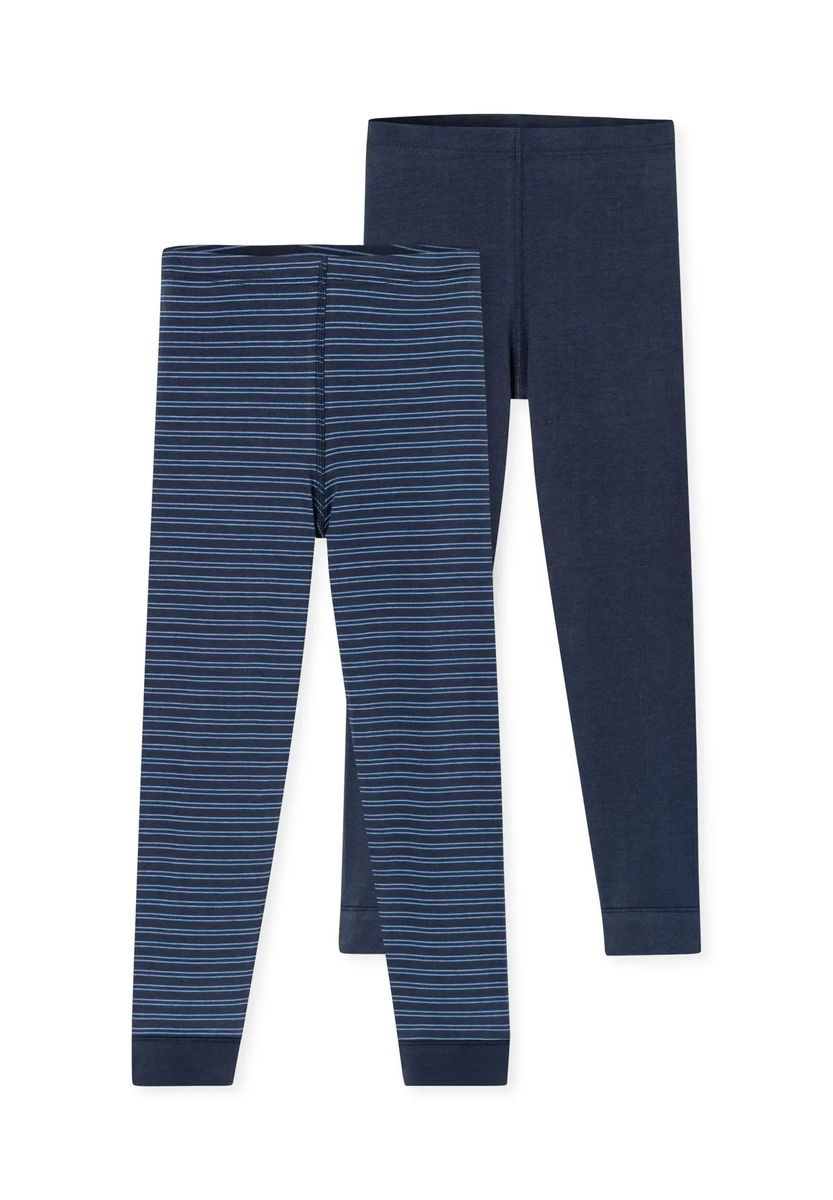 Basis-Leggings aus Baumwolle Doppelpack