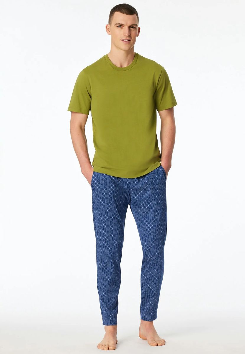Atmungsaktives Loungewear-T-Shirt aus Baumwolle