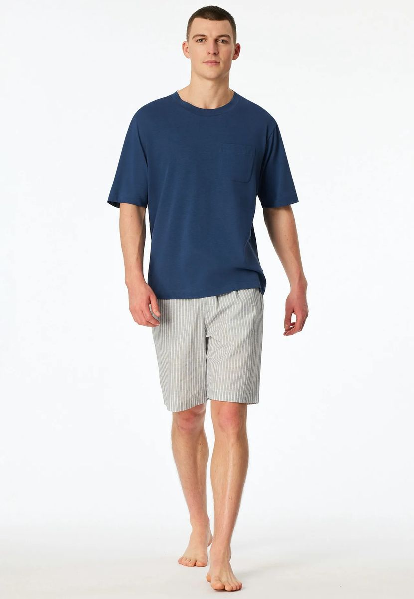 Entspanntes Lounge-Shirt mit Tasche