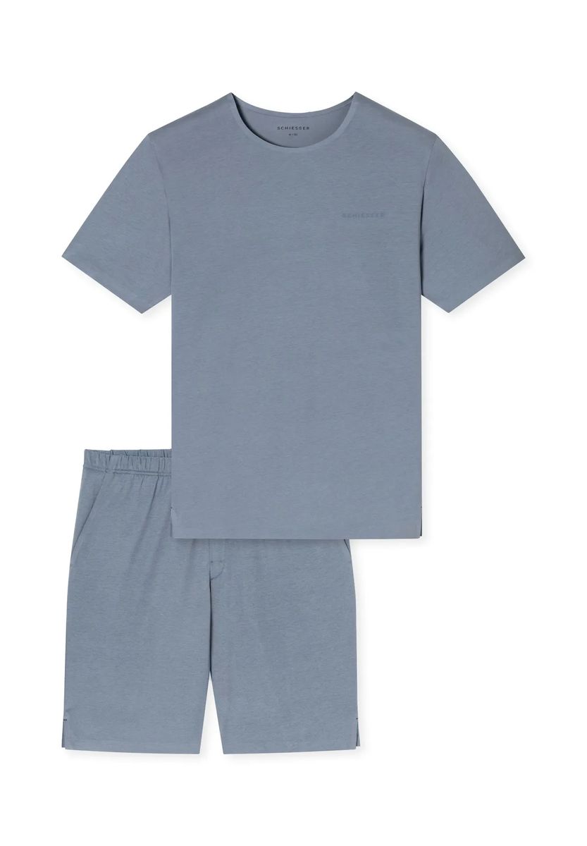 Modernes Bonded Shorty-Pyjama-Set