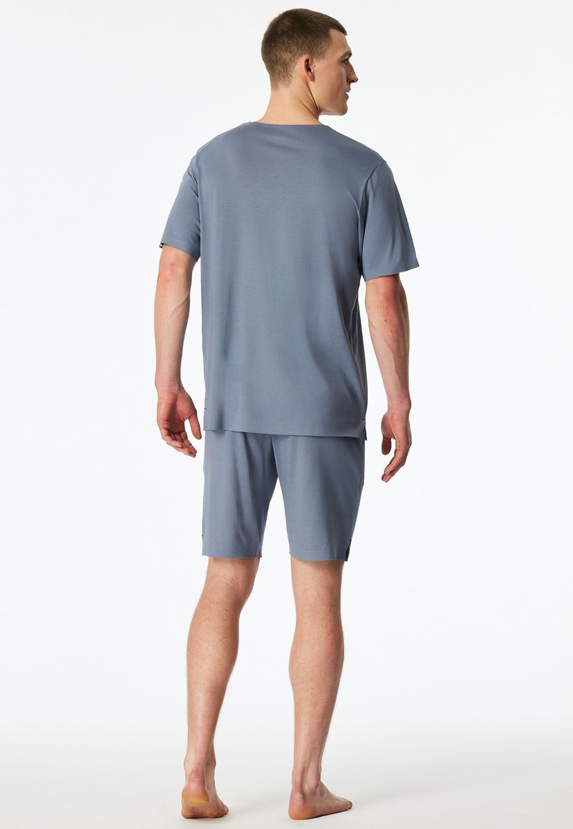 Modernes Bonded Shorty-Pyjama-Set