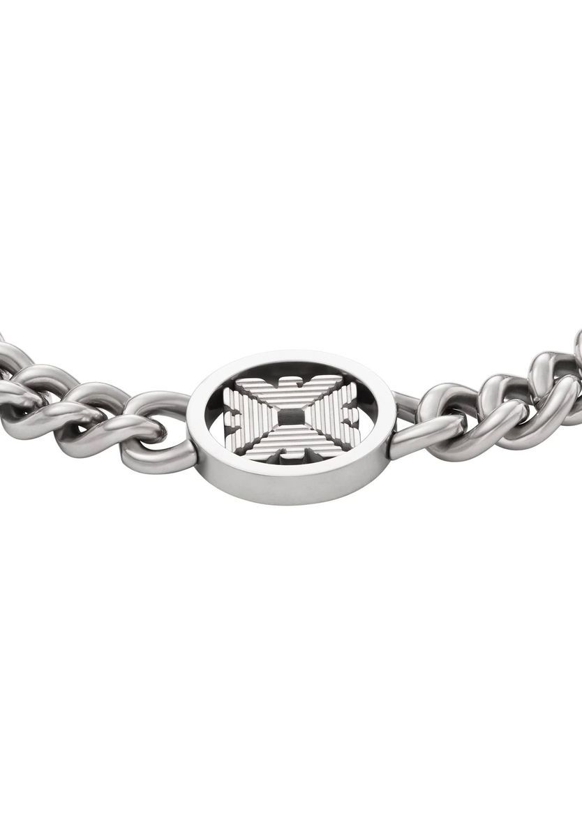 Herren Silber Edelstahl Kettenarmband