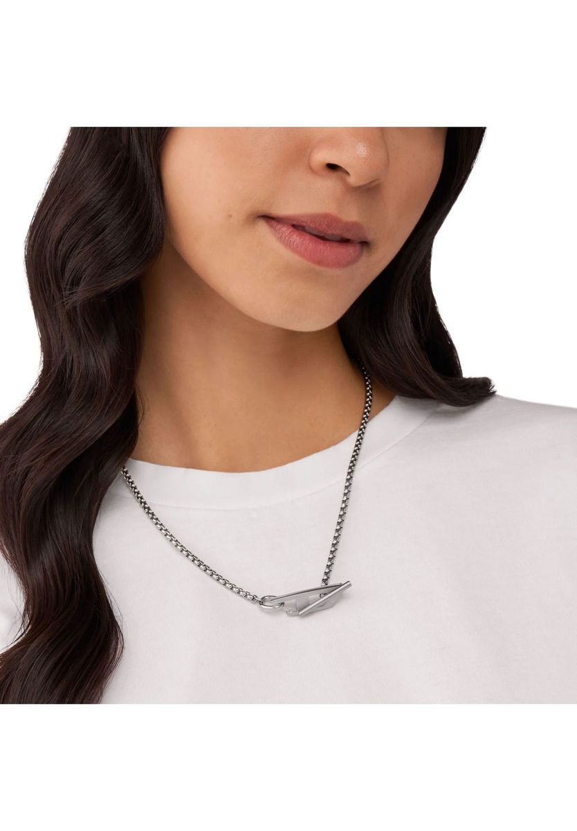 Edelstahlkette mit Knebelverschluss