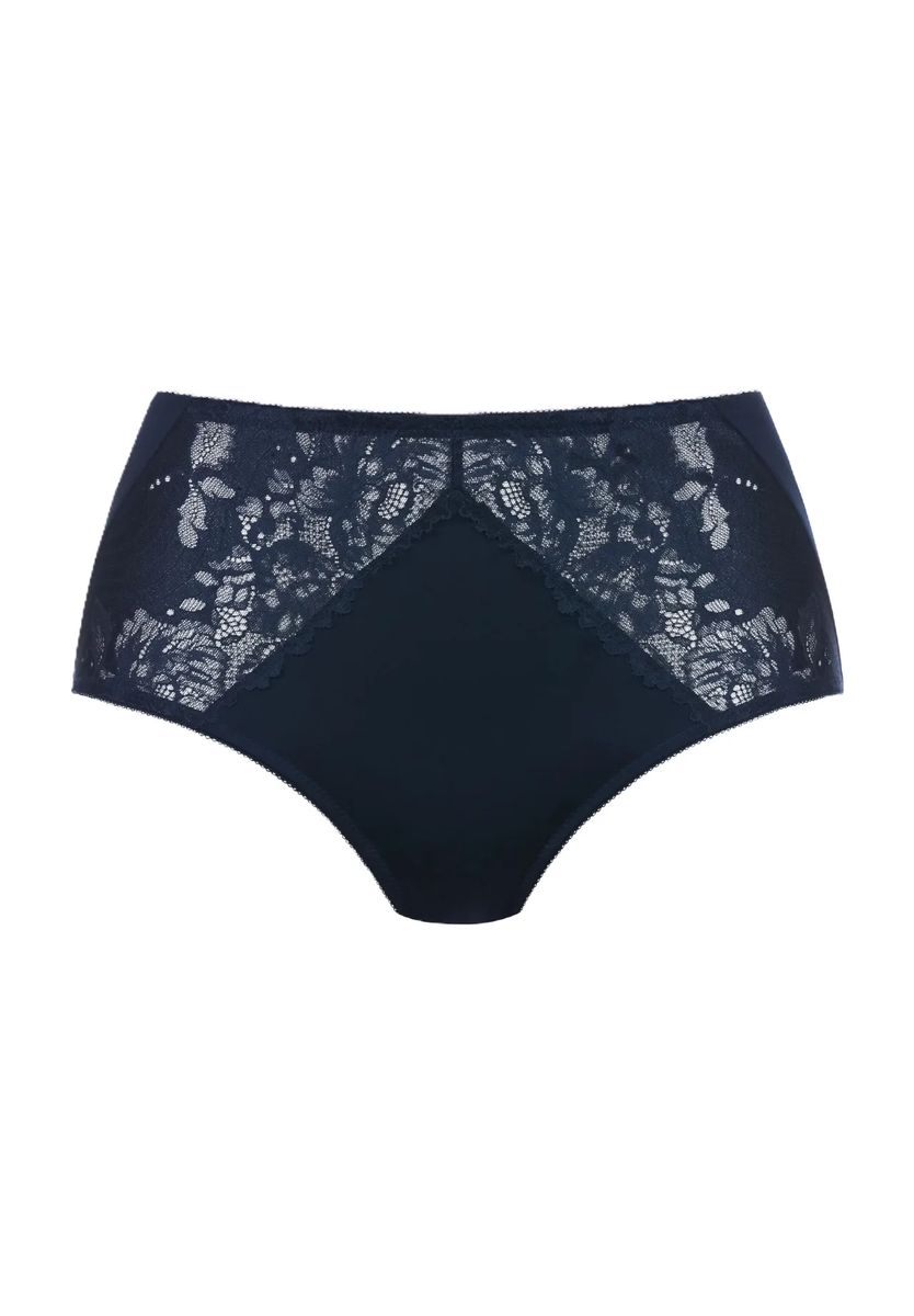 Taillenslip mit floraler Spitze