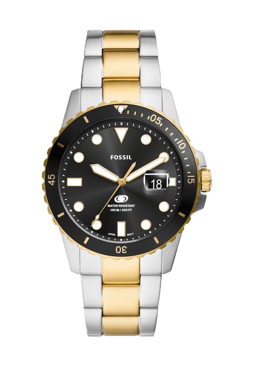 Zweifarbige Taucher-Armbanduhr