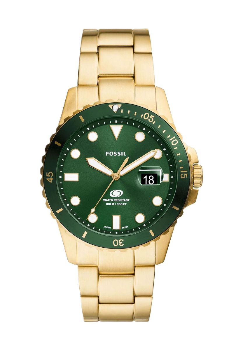 Herrenuhr aus goldfarbenem Edelstahl