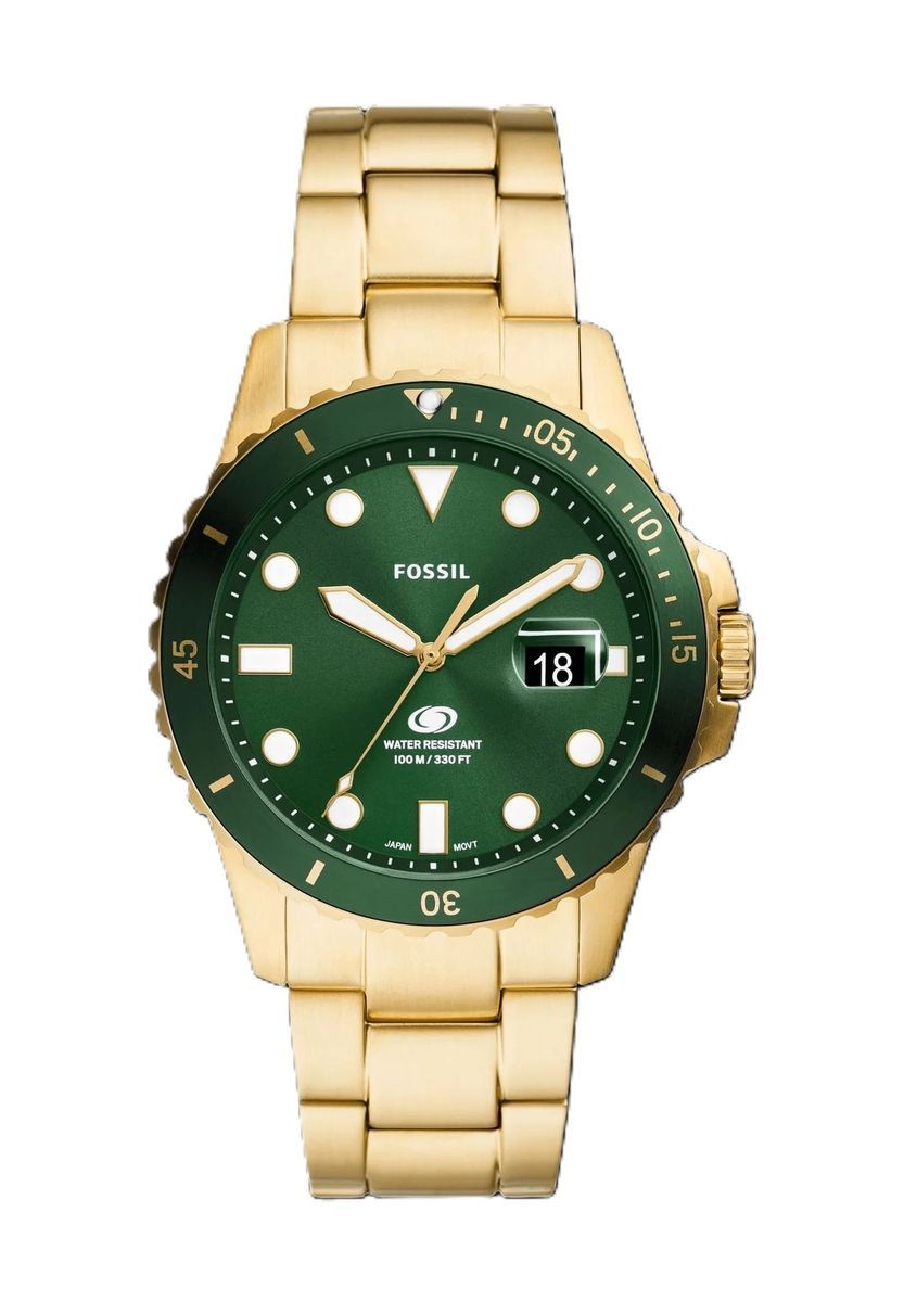 Herrenuhr aus goldfarbenem Edelstahl