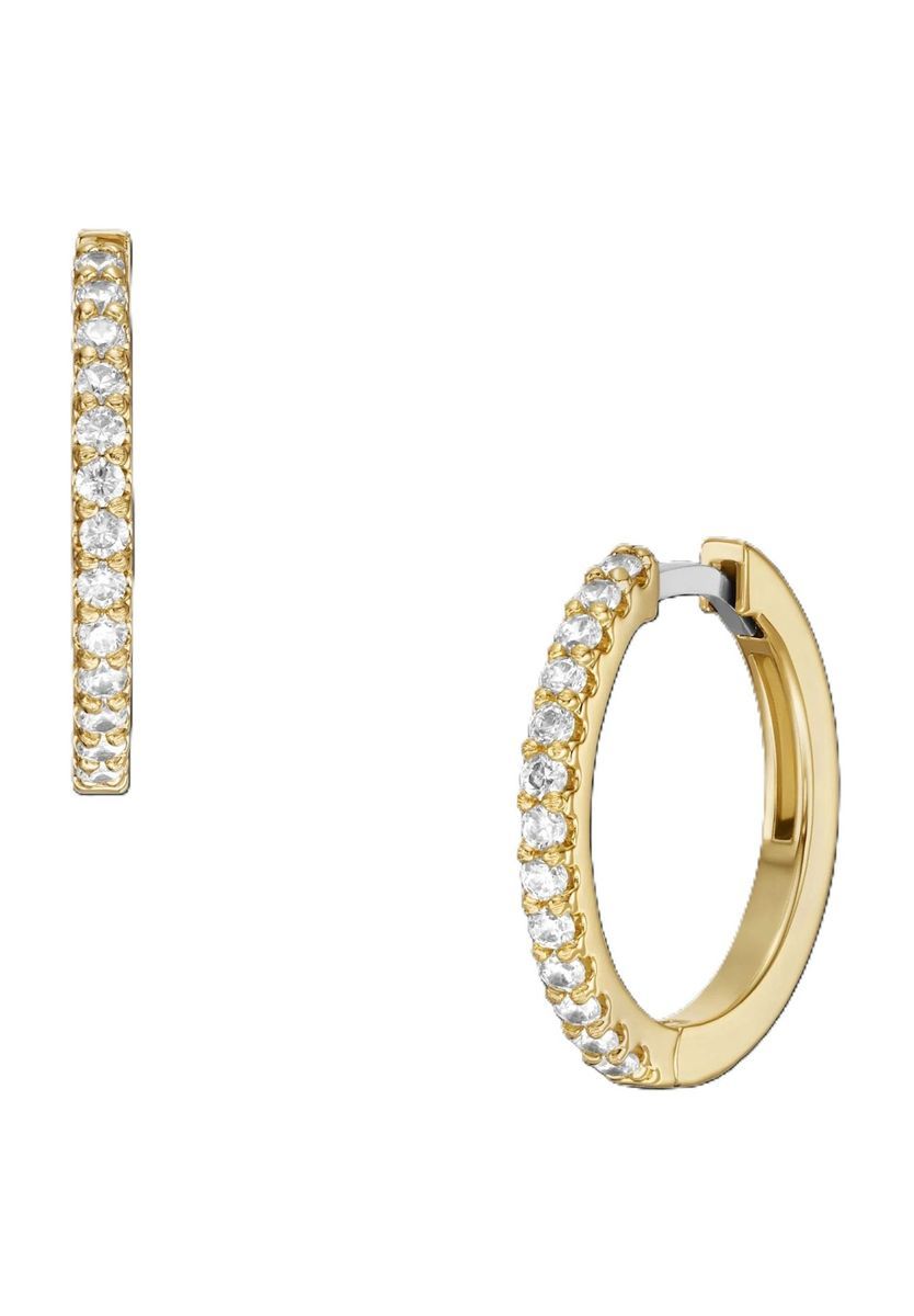 Elegante goldfarbene Creolen