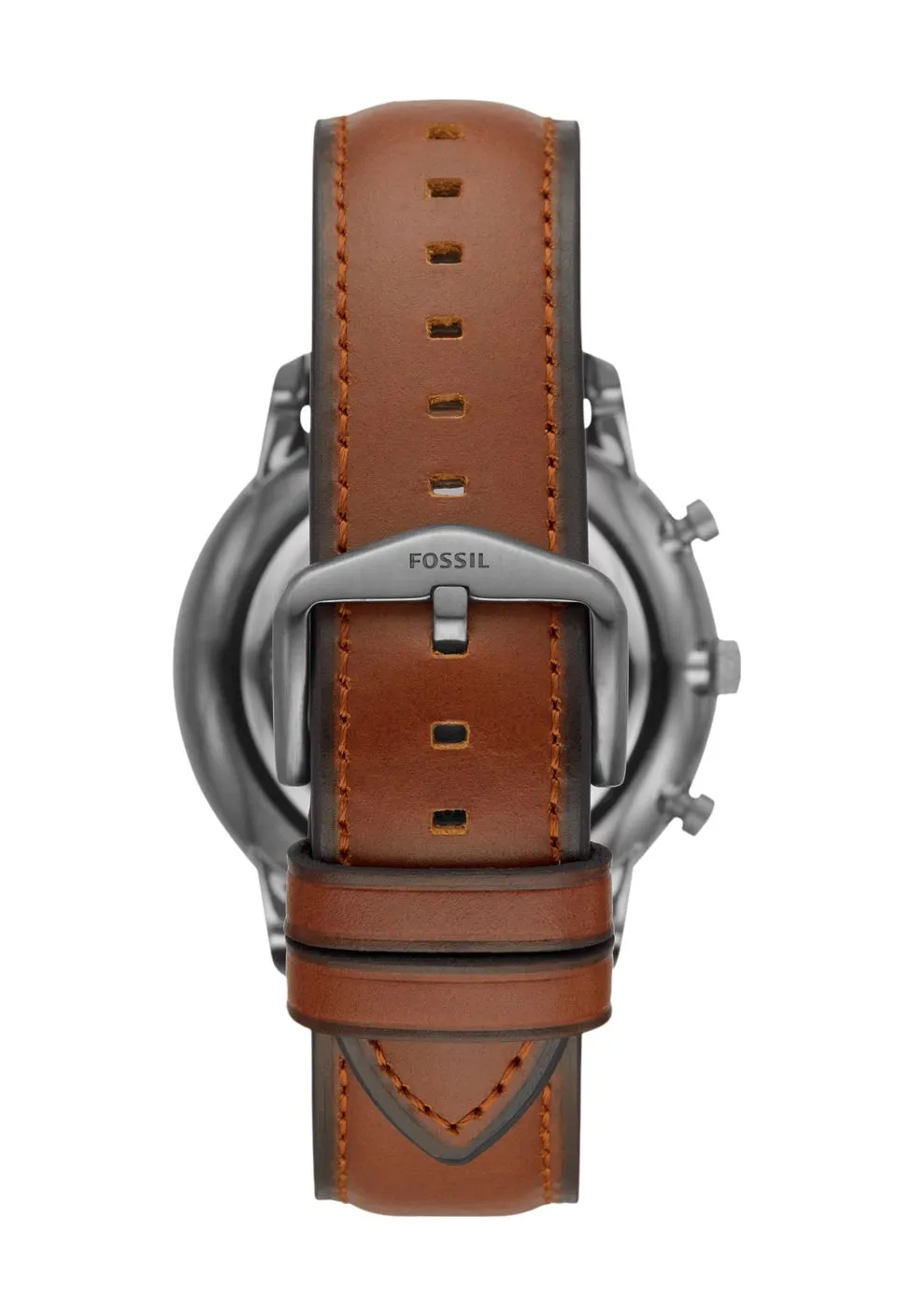 Klassischer Chronograph mit Lederarmband