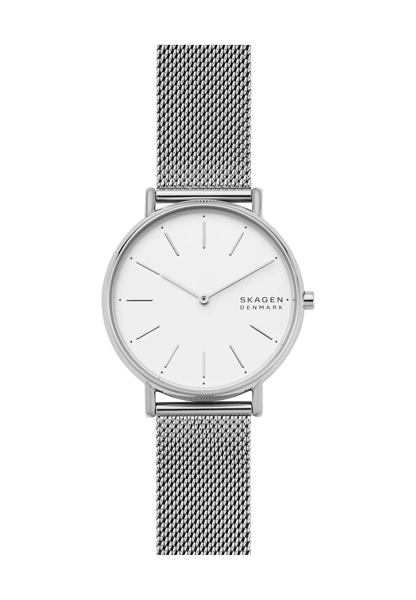 Minimalistische Mesh-Armbanduhr