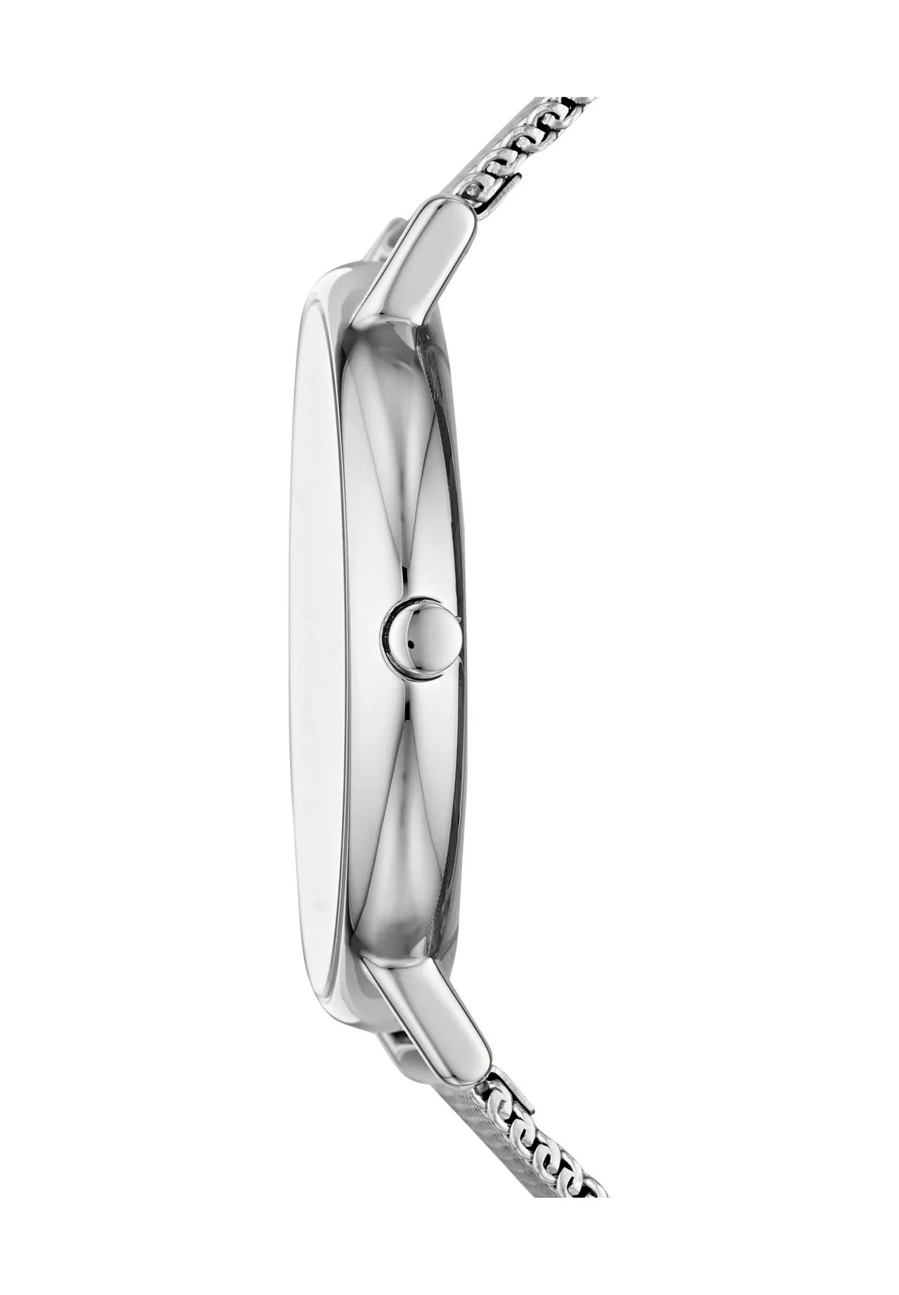 Minimalistische Mesh-Armbanduhr