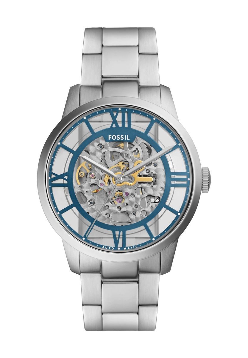 Automatische Skelett-Zifferblatt Edelstahluhr