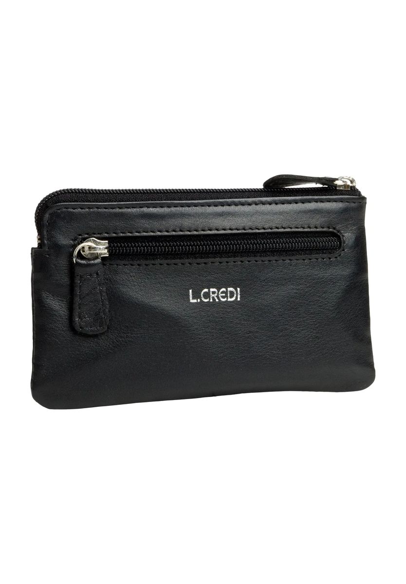 Schlüsseletui aus Leder mit Taschen