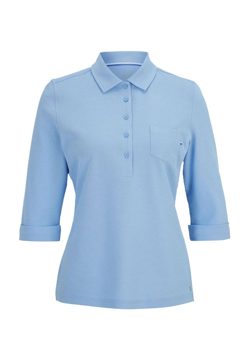 Klassisches Poloshirt mit 3/4-Ärmeln