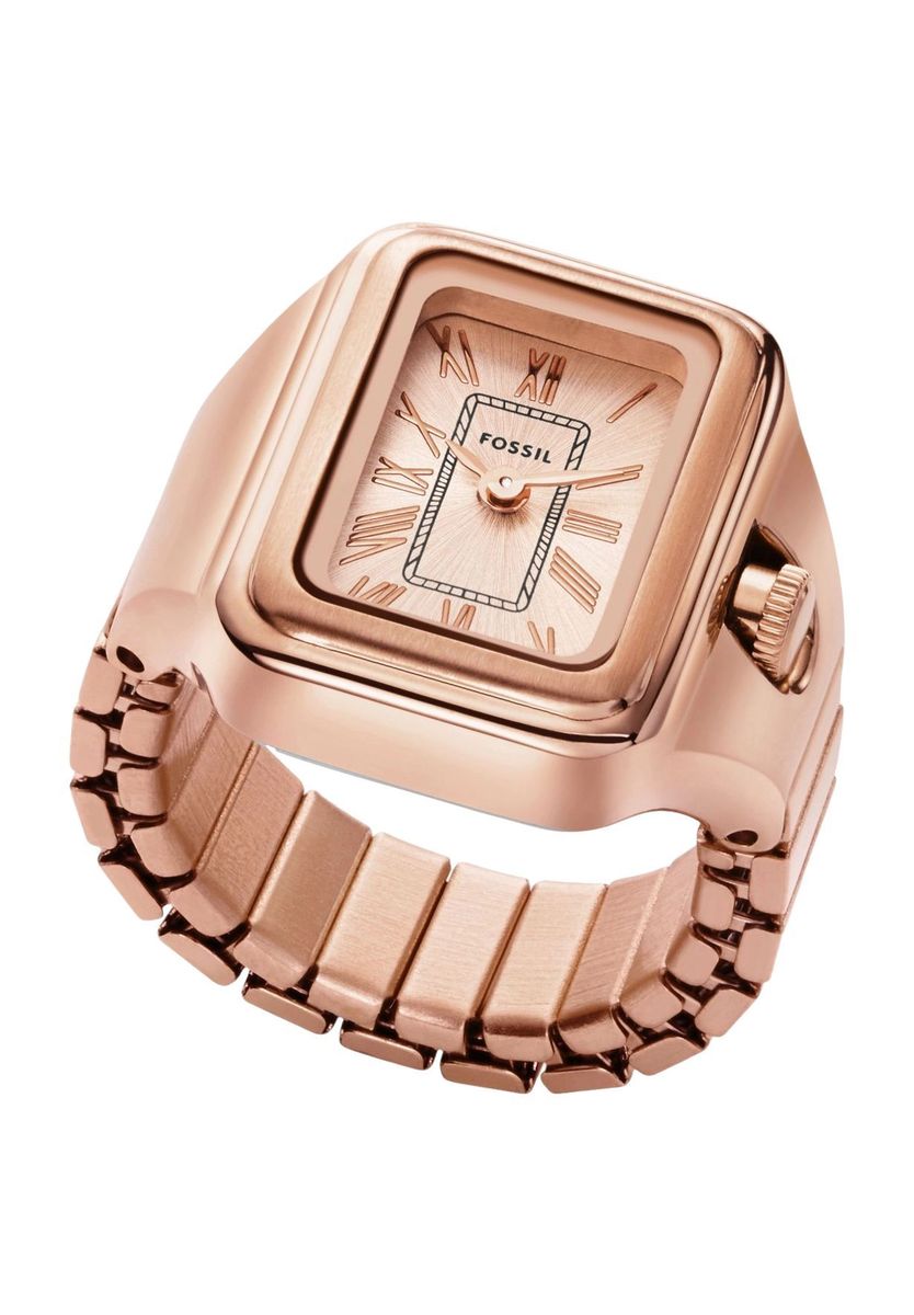 Roségoldfarbene Ringuhr