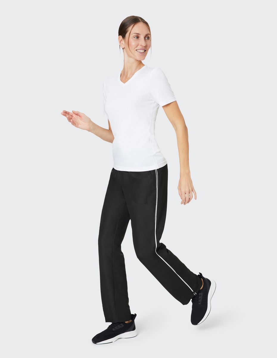 Sporthose mit durchgehendem Seitenreißverschluss