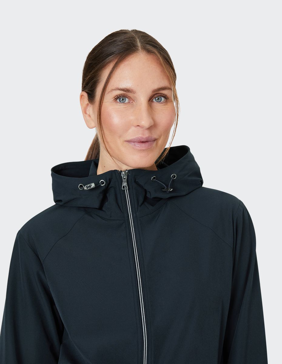 Funktionale Trainingsjacke mit Kapuze