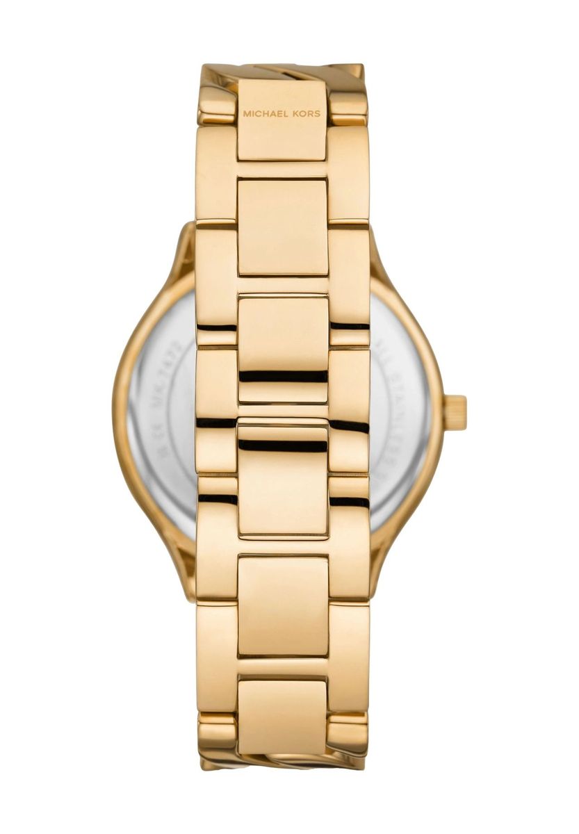 Elegante goldene Armbanduhr mit Kettenglieder