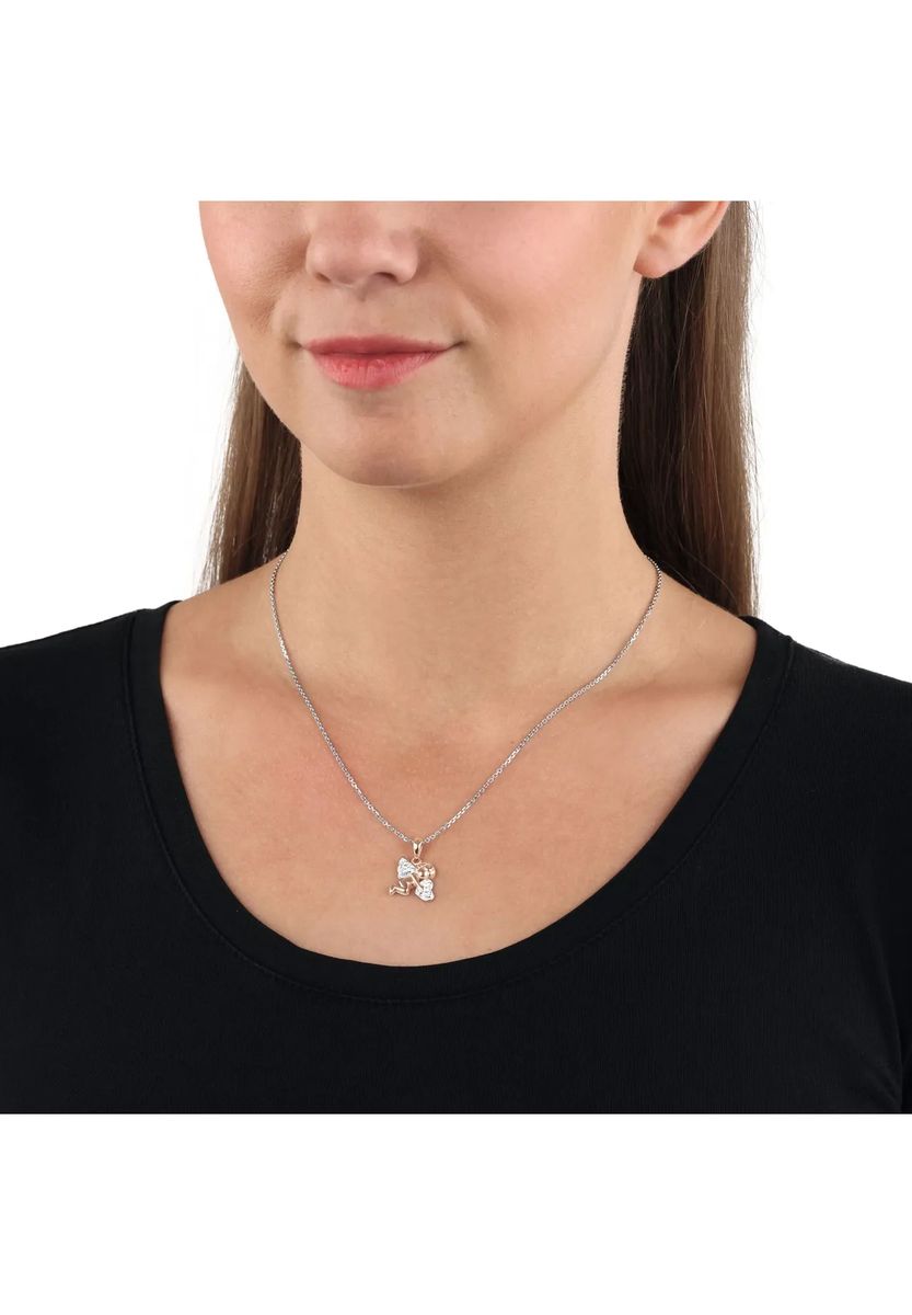 Kette mit Engel und Herz
