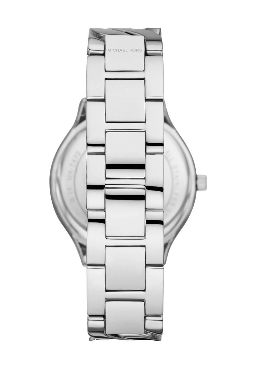 Silberne Damenuhr mit Kettenarmband