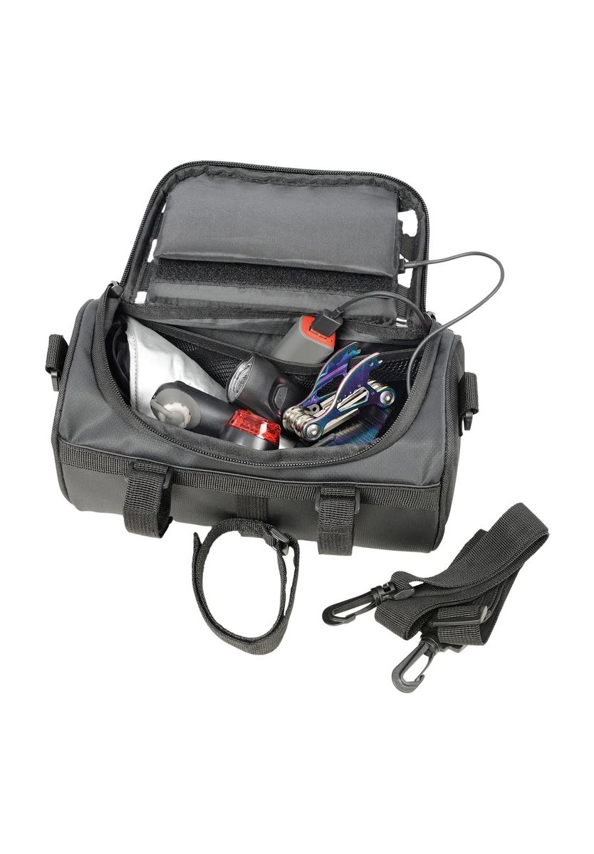 Funktionale Lenkertasche mit Touchscreen-Fenster