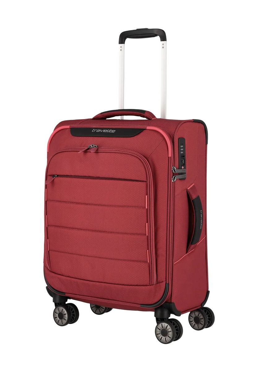 Erweiterbarer Weichschalen-Trolley mit Rollen