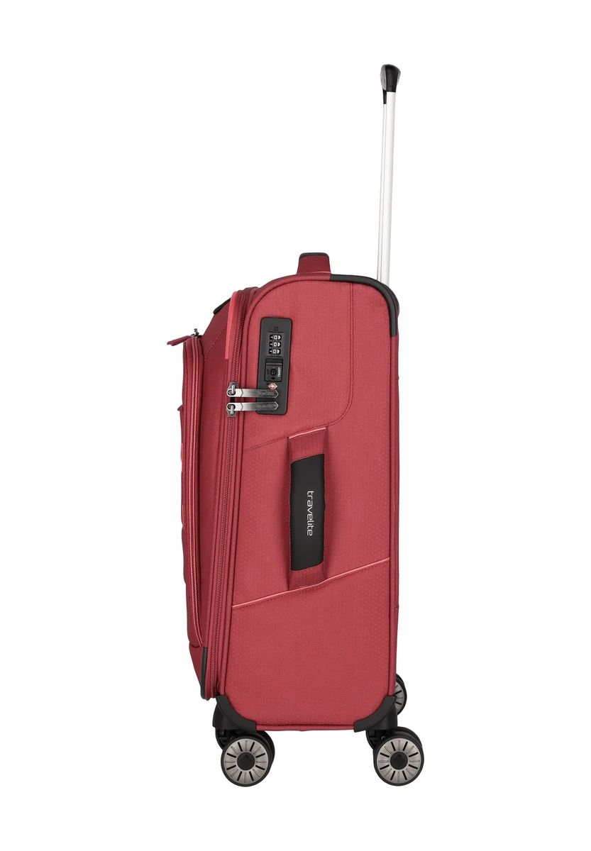 Erweiterbarer Weichschalen-Trolley mit Rollen