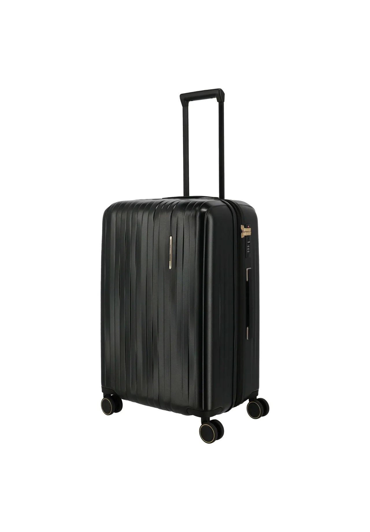 Erweiterbarer gerippter Hartschalen Trolley