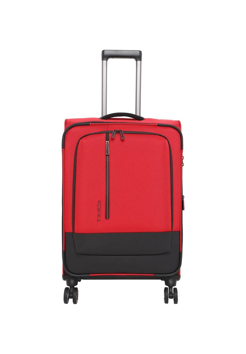 Erweiterbarer Weichschalen-Trolley mit 4 Rollen