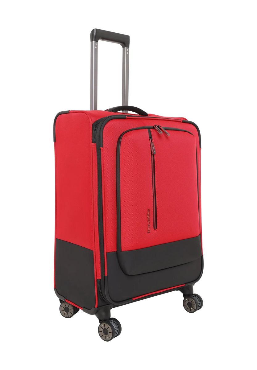 Erweiterbarer Weichschalen-Trolley mit 4 Rollen