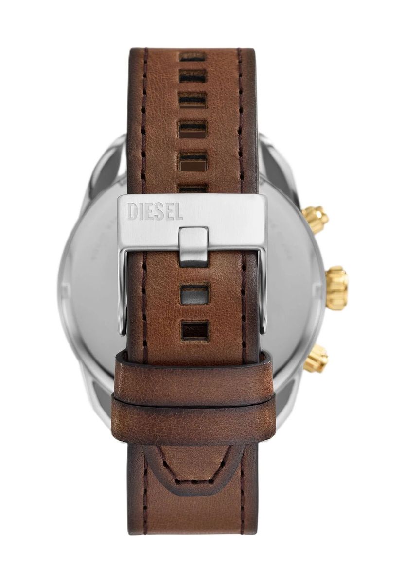 Herren Chronograph Uhr Silberfarben