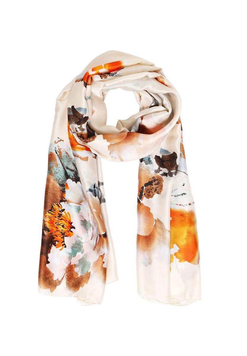 Schal mit abstraktem floralem Print