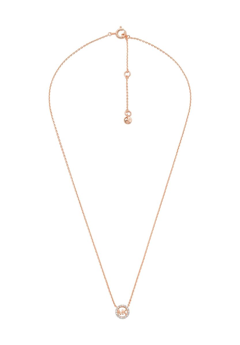 Zarte Halskette mit kreisförmigem Anhänger