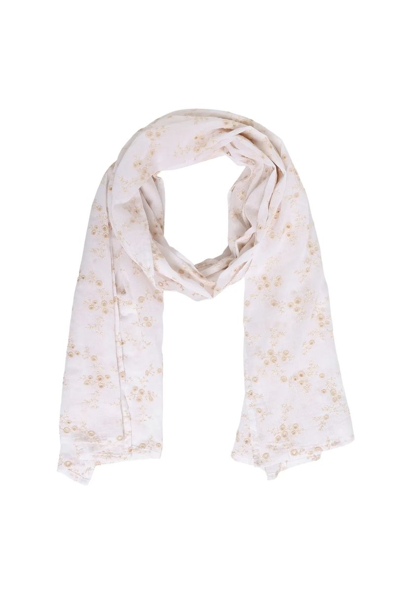 Leichtes Tuch mit Blumenmuster