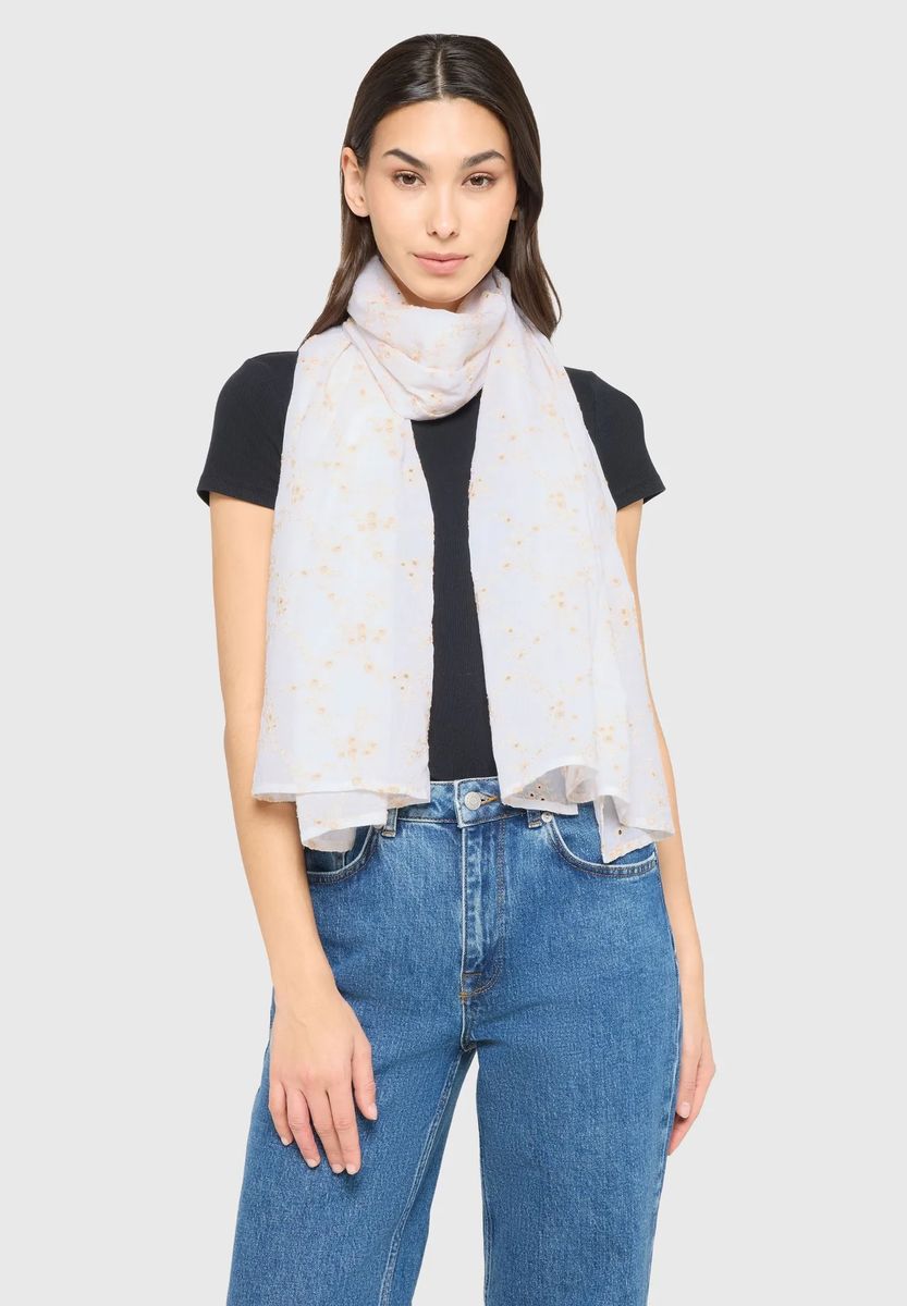 Leichtes Tuch mit Blumenmuster