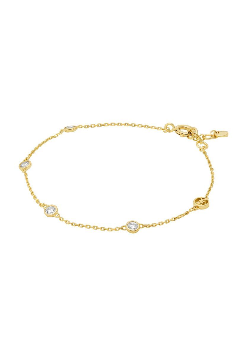 Zartes, vergoldetes Silberarmband