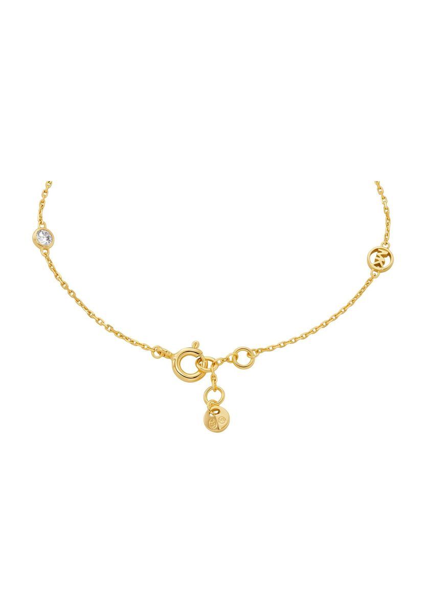 Zartes, vergoldetes Silberarmband