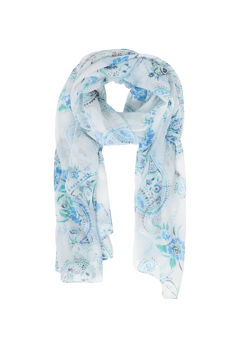 Leichtes Schaltuch mit Paisley-Blumenmuster