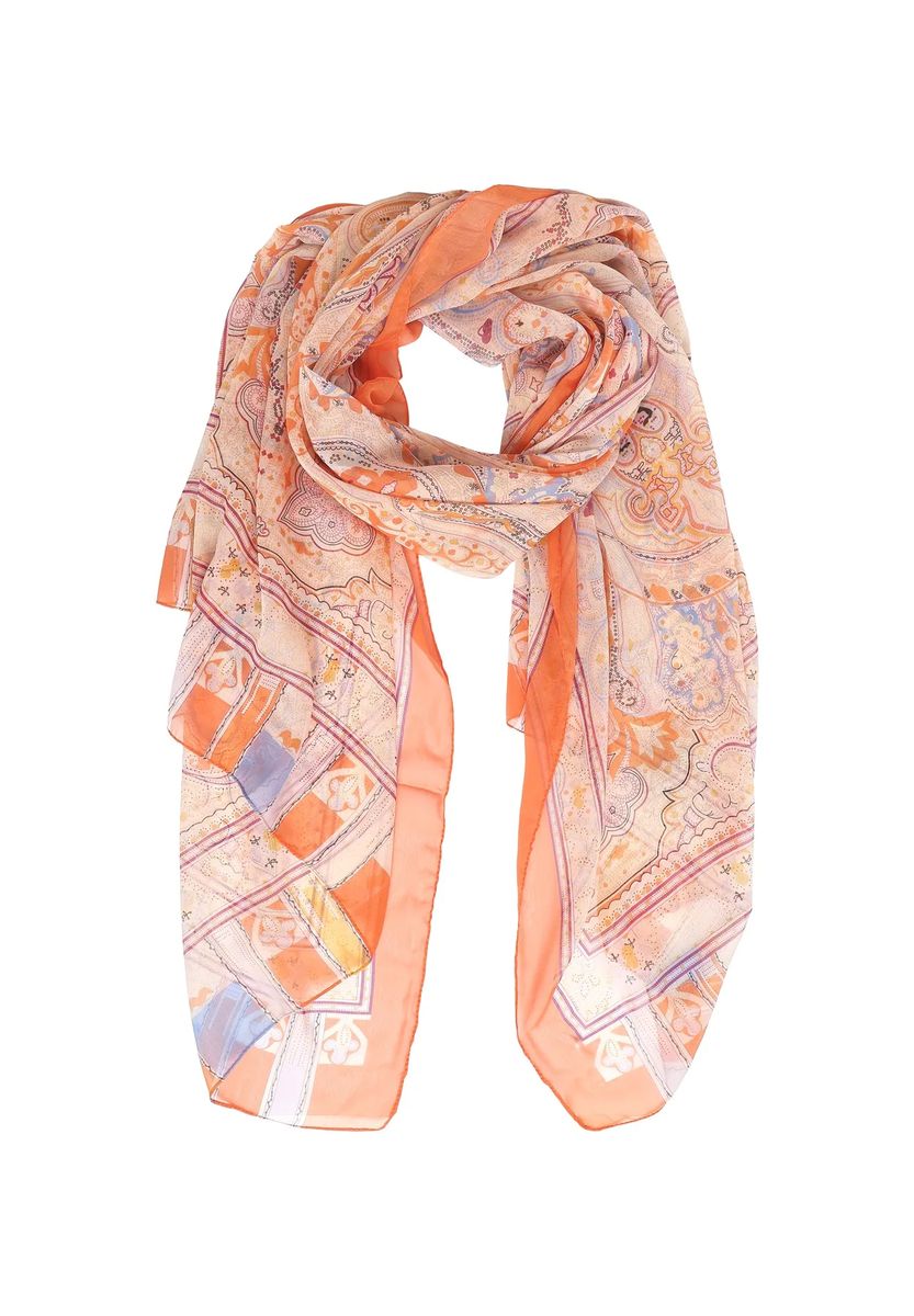 MANGUUN Schal, für Damen, orange, OneSize