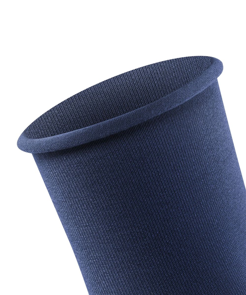 Atmungsaktive Lyocell-Socken mit Rollrand