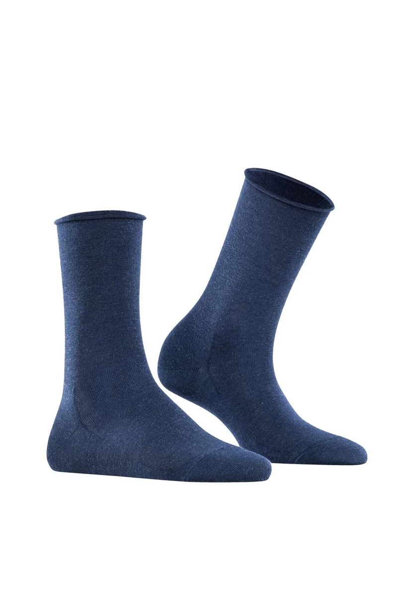 Atmungsaktive Lyocell-Socken mit Rollrand